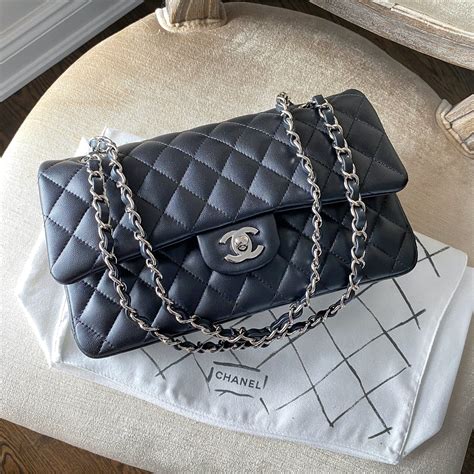 small classic chanel handbag|chanel small classic handbag lambskin.